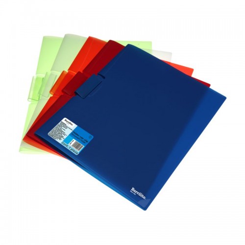 Folder plastico carta con clip ctn/96pzs bolsa/12