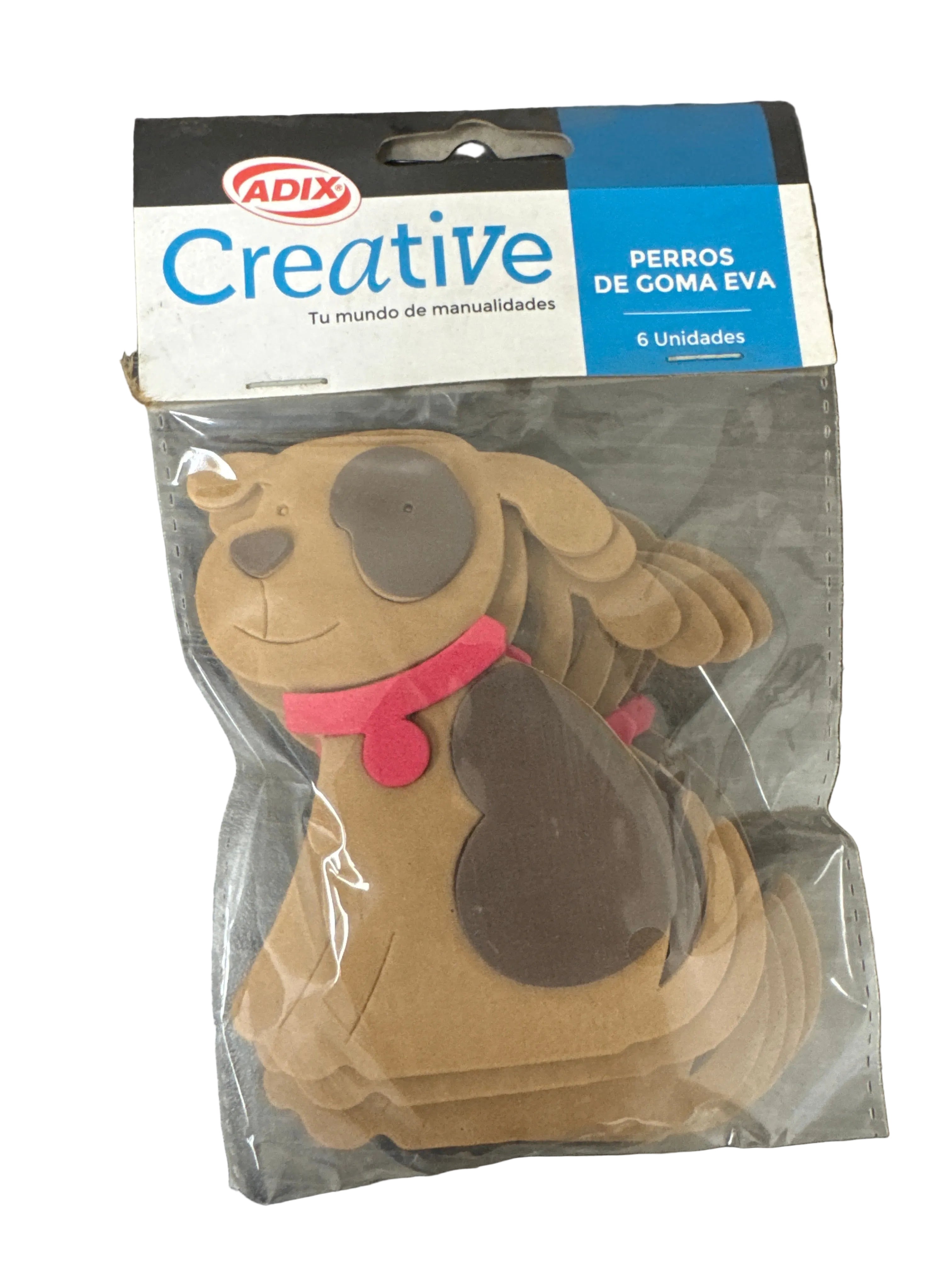 Perro Goma Eva 6u (047) CREATIVE