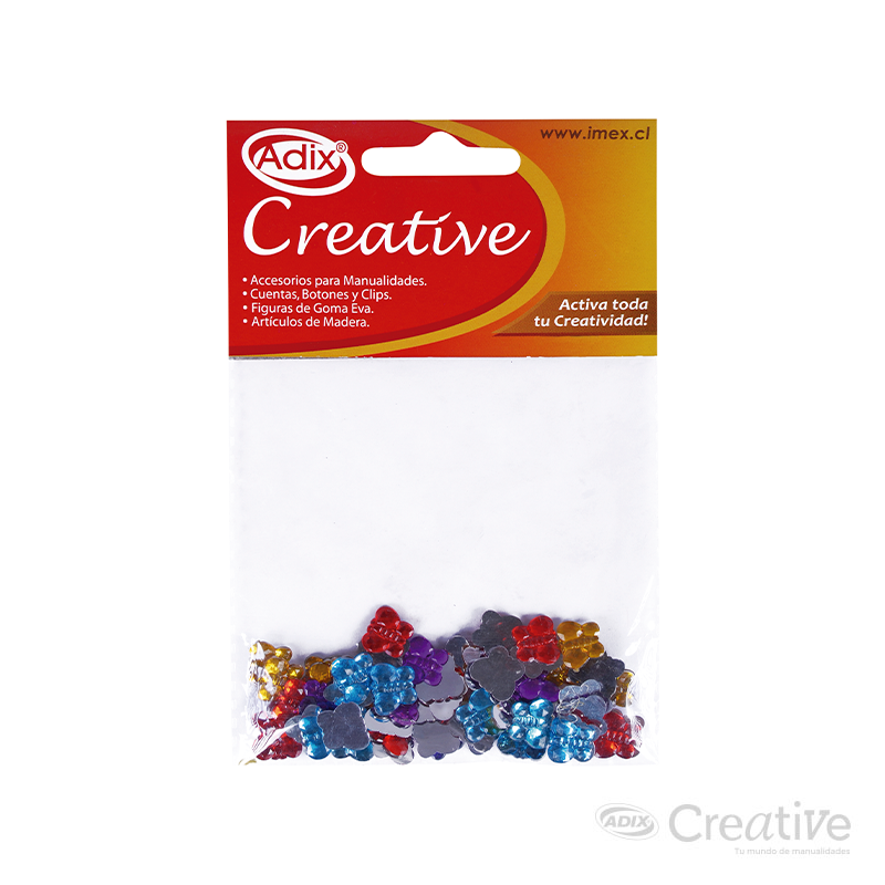 Aplicacion Brillante Mariposa pk/60u. CREATIVE