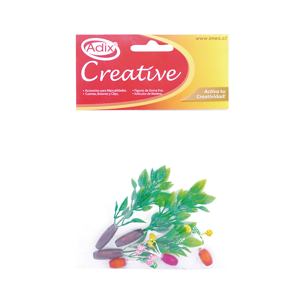 Arboles de Ddecoracion de Plastico pk/6pz. CREATIVE
