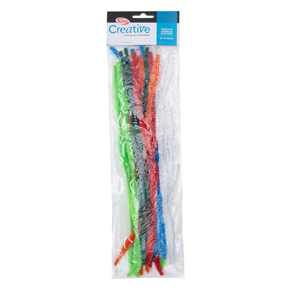 Varilla Chenille 18u Surtido (002) CREATIVE