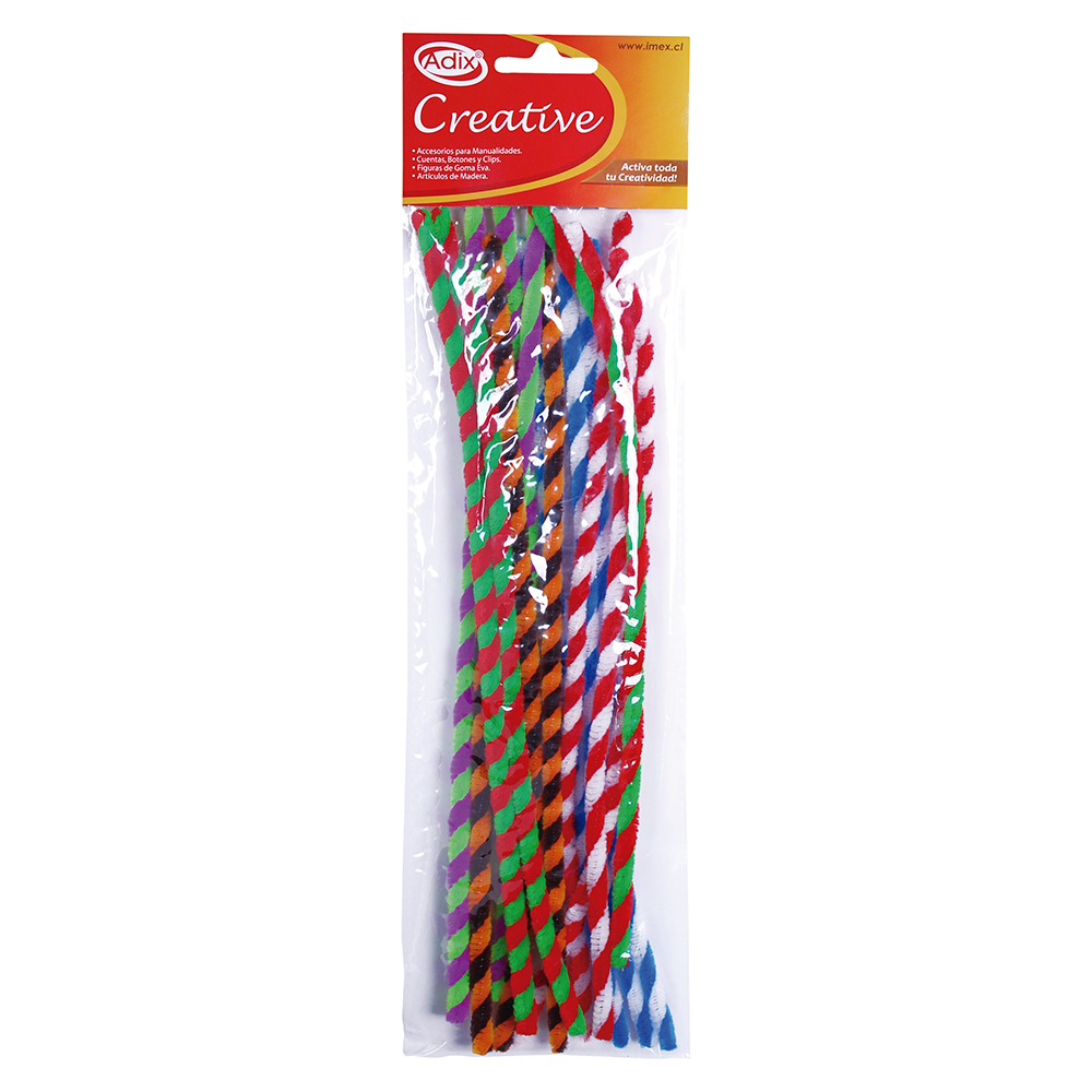 Varilla Chenille Twist 15u Surtido (004) CREATIVE