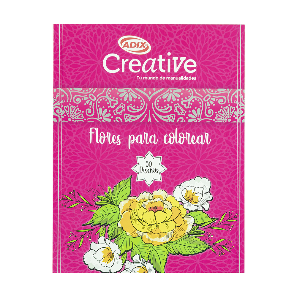Libro Flores para Colorear CREATIVE