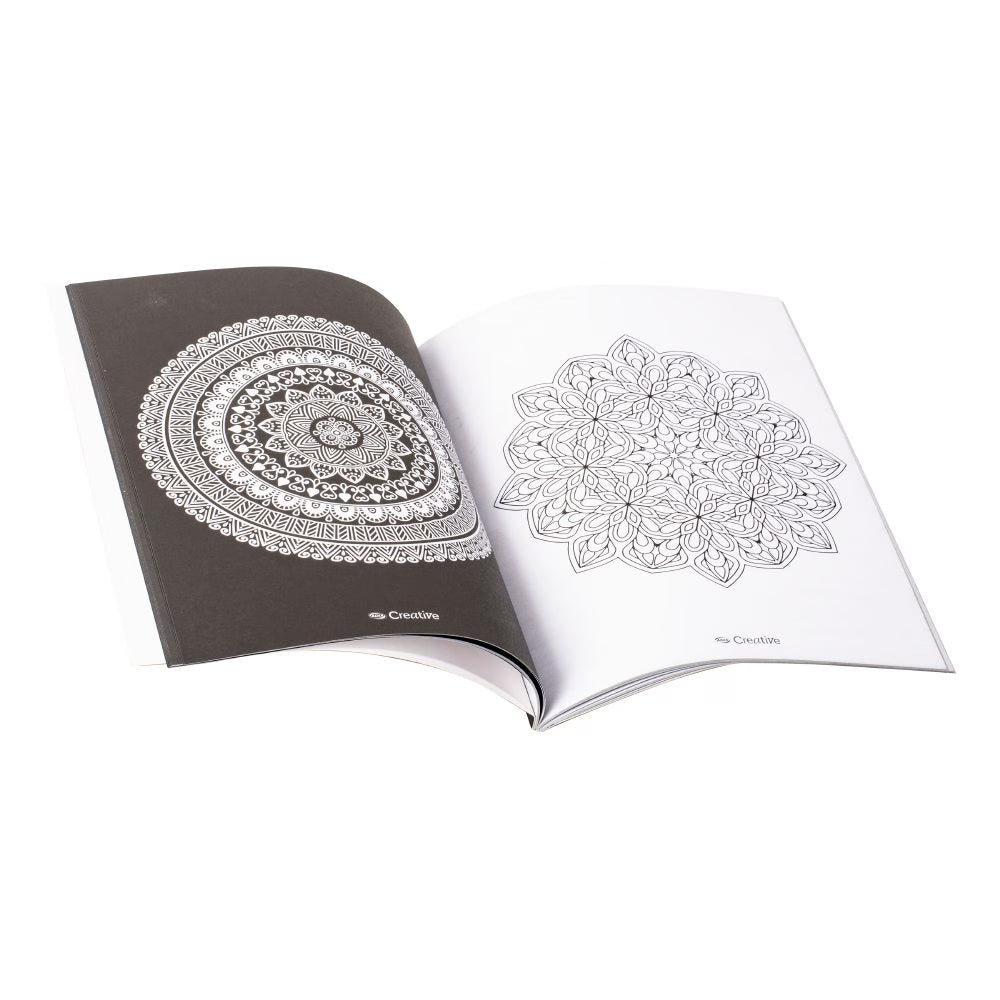Libro Mandala Black & White 50 paginas CREATIVE