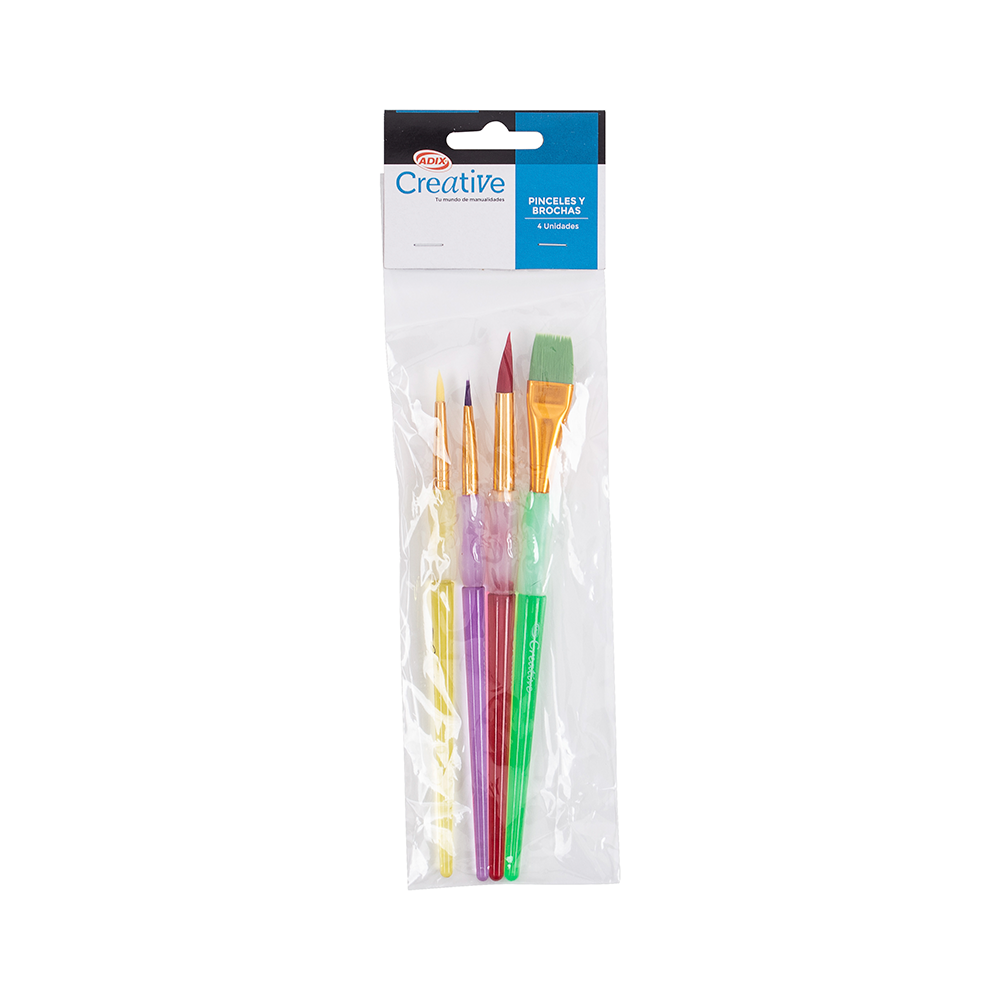 Pincel/Brocha c/Grip 4u Surtido (016) CREATIVE