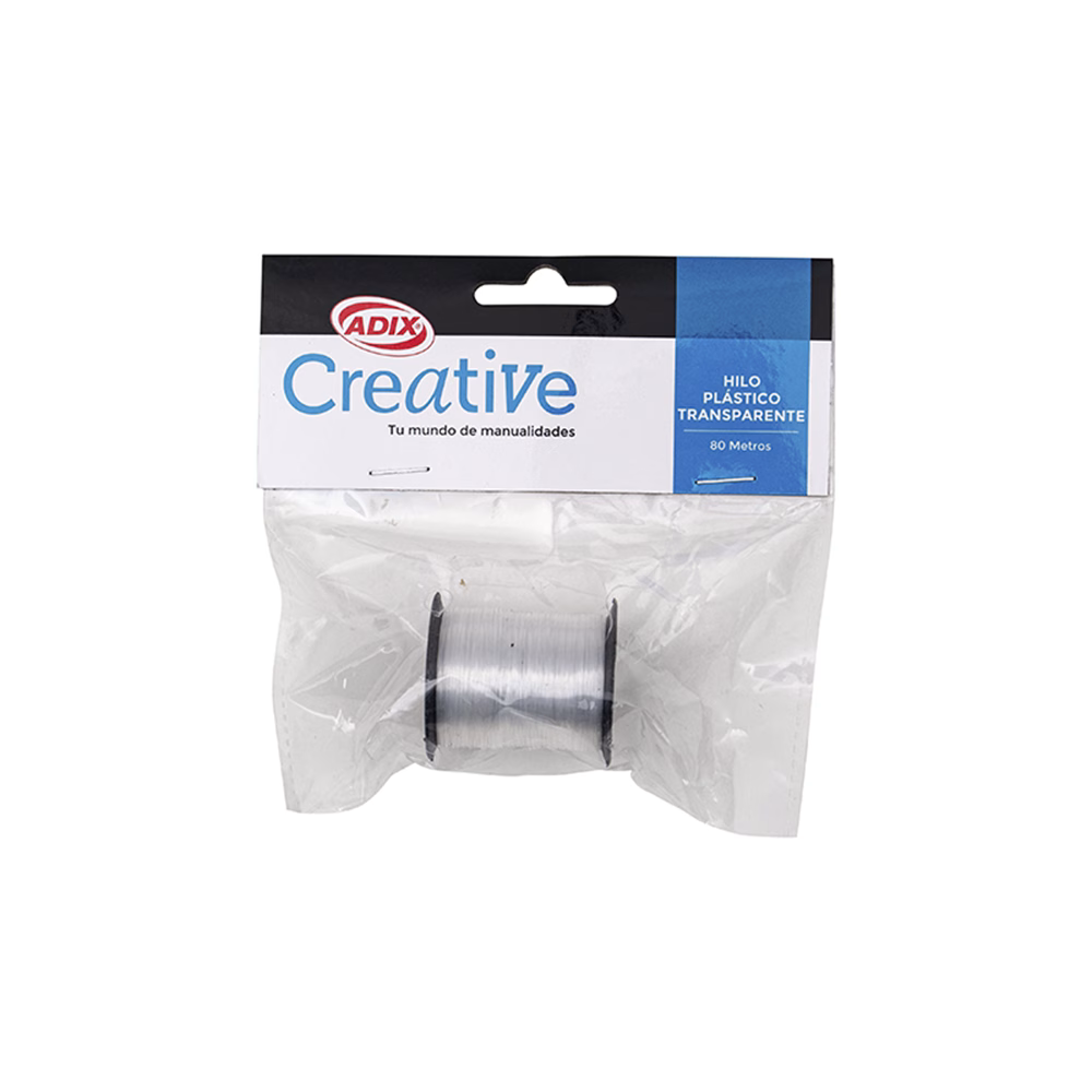 Hilo Plastico 80m Transparente CREATIVE