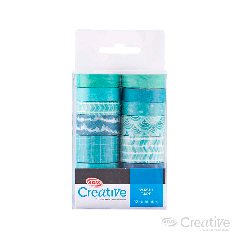 Washi Tape 12u. 3m. CREATIVE