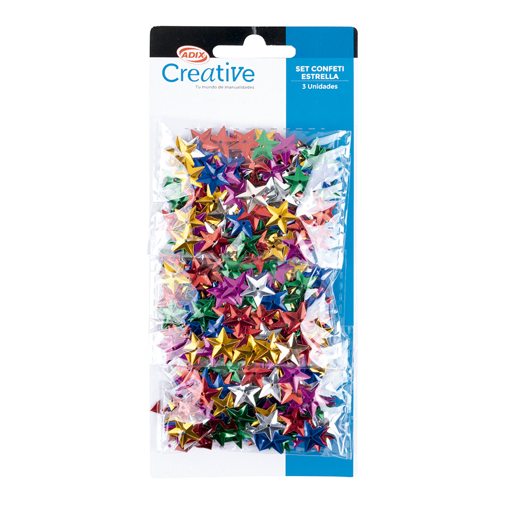 Confeti Estrella 21g (0.72oz.) pk/3u (007) CREATIVE
