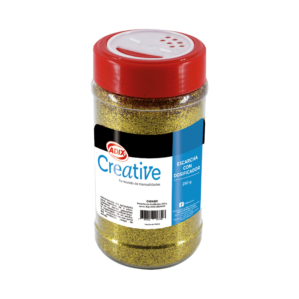 Escarcha Dosificador 250g (8.82oz)Oro (003) CREATIVE