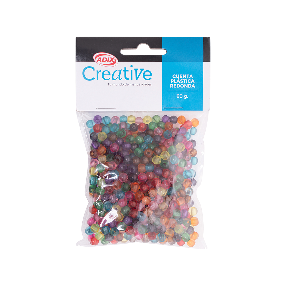 Cuenta Plástica Redonda 60g (003) CREATIVE