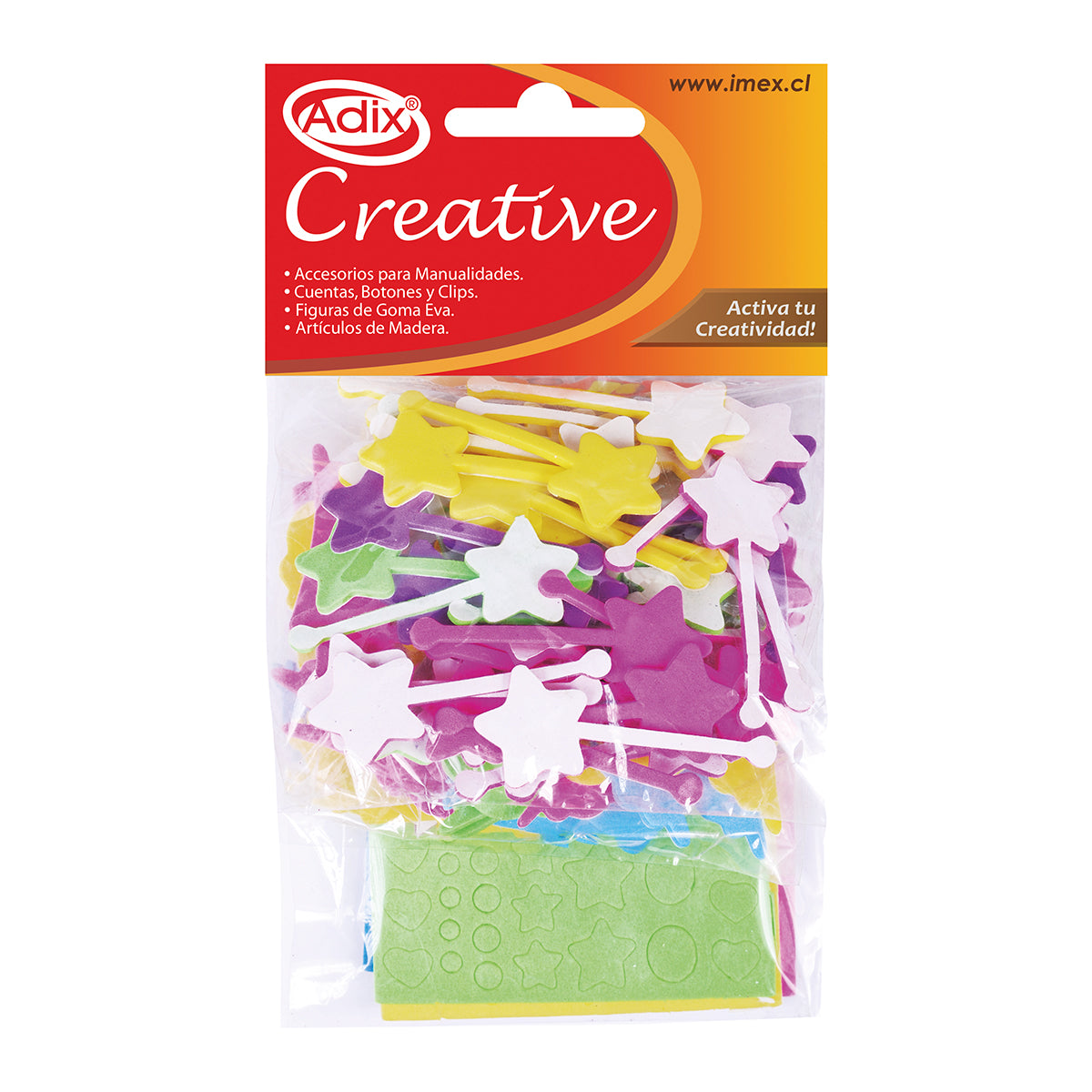 Set Princesas de Goma Eva adhesiva pk/270pz CREATIVE