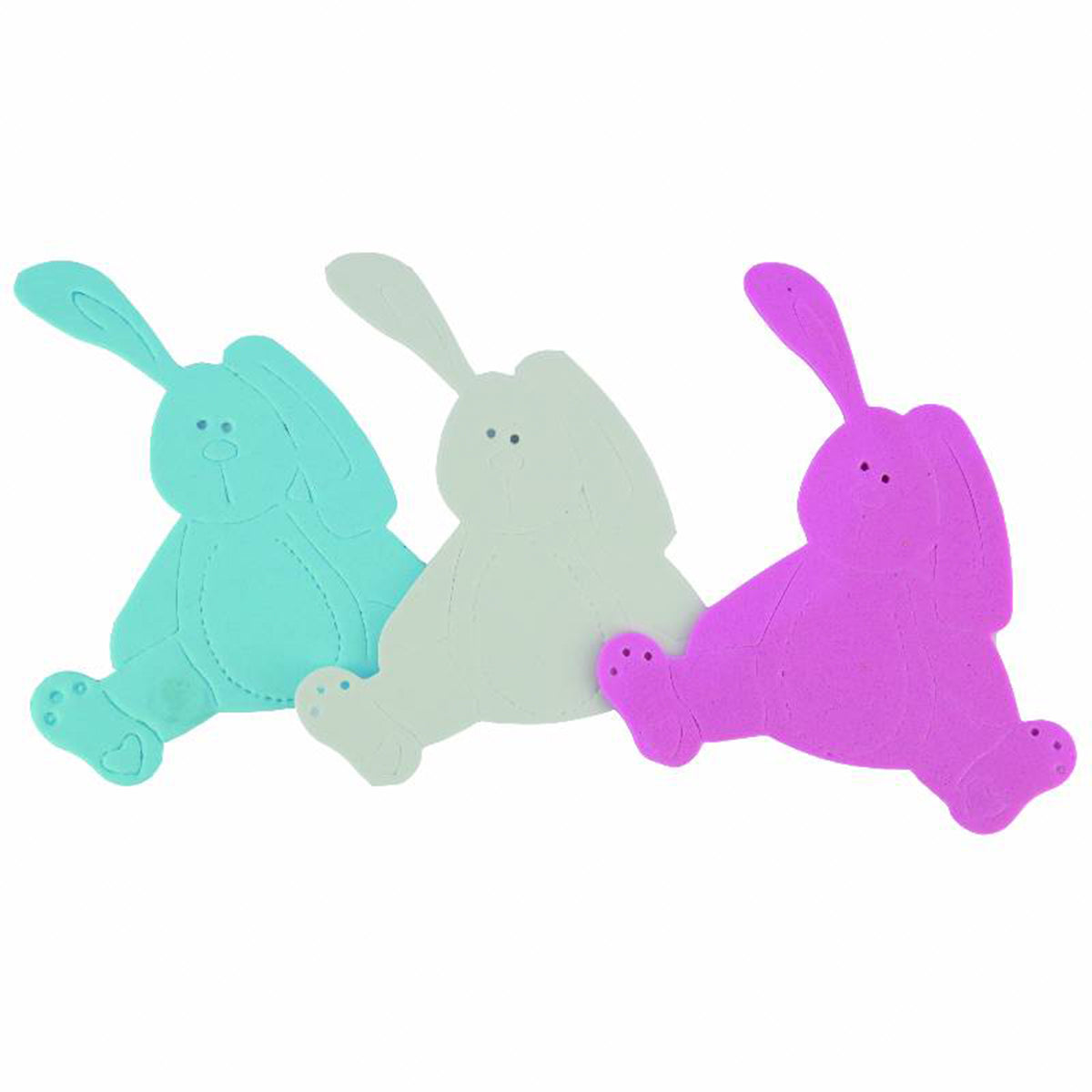 Conejos de goma eva pk/6pz. 105cm x 9.5cm (4.13" x  3.74") CREATIVE