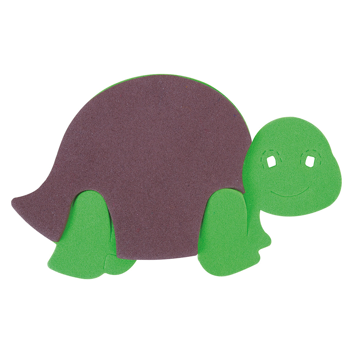 Tortugas de goma eva pk/6pz. 9.5cm x 6cm. (3.74" x  2.36") CREATIVE
