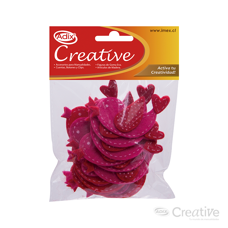 Pajaros de Pañolensia Adhesivos pk/12pz. CREATIVE