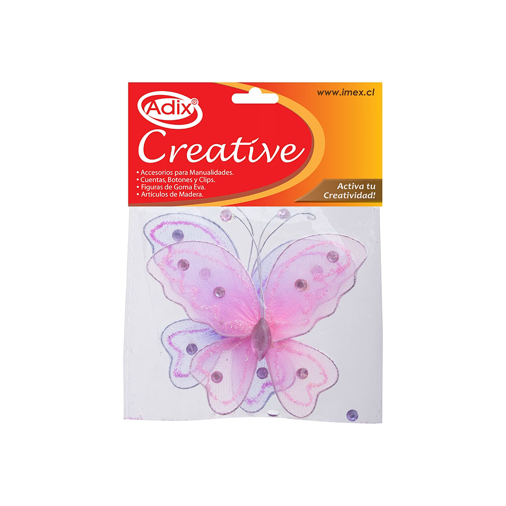 Mariposa Seda 7cm pk/2u. CEATIVE