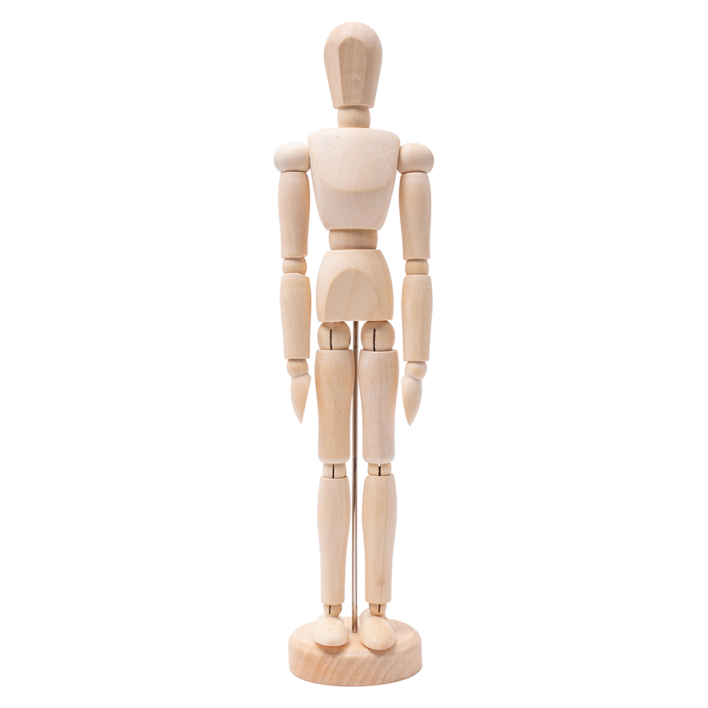 Maniquí Articulado 30cm Madera (030) CREATIVE