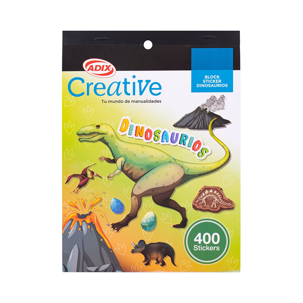 Block Stickers Dinosaurios CREATIVE