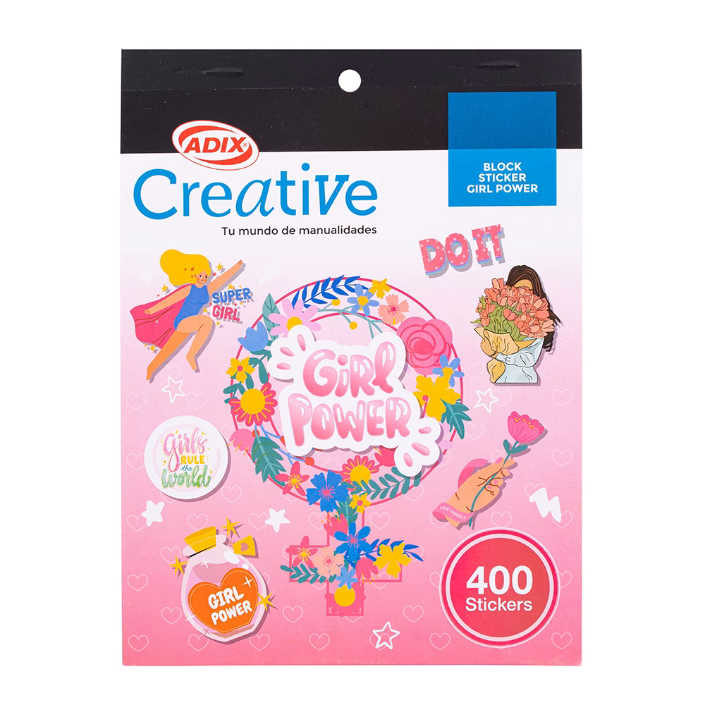 Block Stickers Girl Power CREATIVE