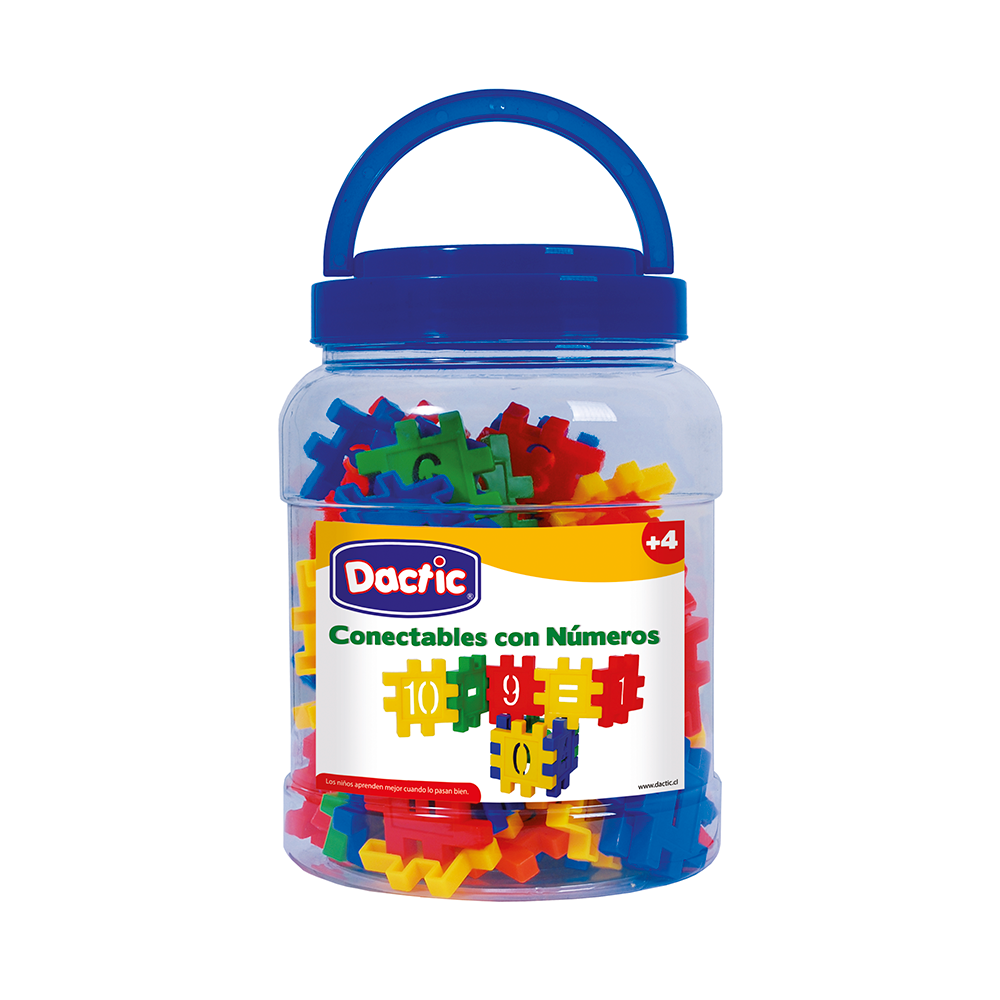 Conectable Pieza con Numeros85pz. DACTIC