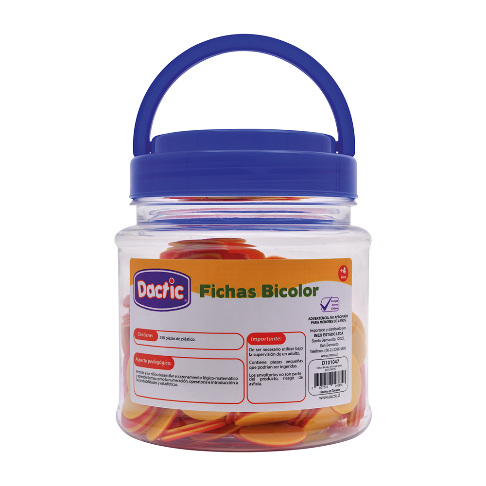 Ficha Bicolor 250u. DACTIC