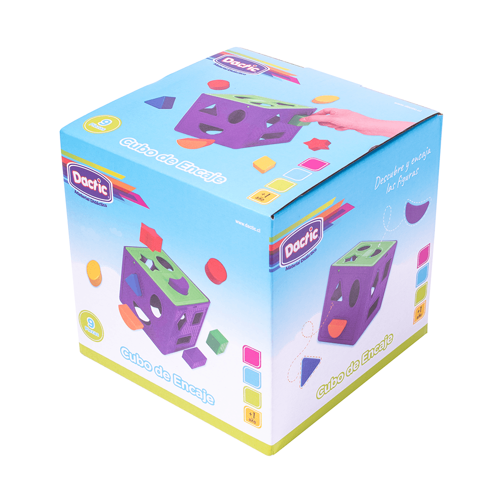 Cubo Encaje Pkastico. DACTIC