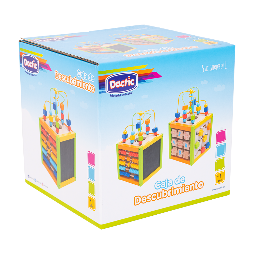 Caja Descubrimiento Madera DACTIC
