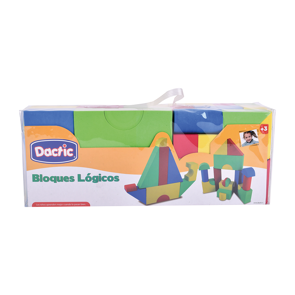 Bloque Logico Color Goma Eva 50u. DACTIC