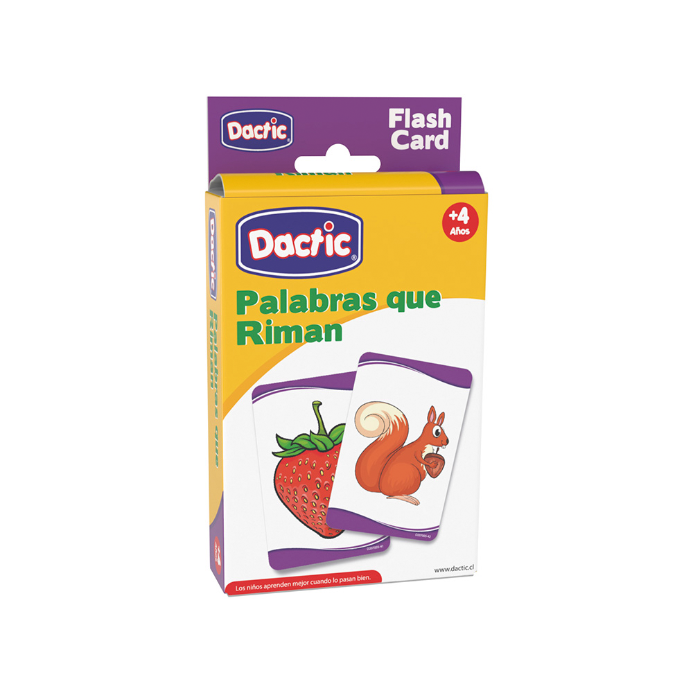 Laminas de Palabras que Riman pk/56pz. DACTIC
