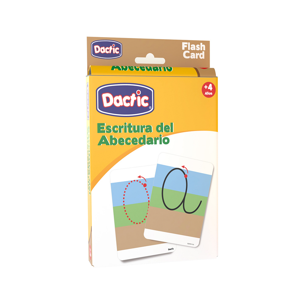 Lámina de Escritura del ABC Manuscrita 17x12cm (410) Pk/60pz.DACTIC
