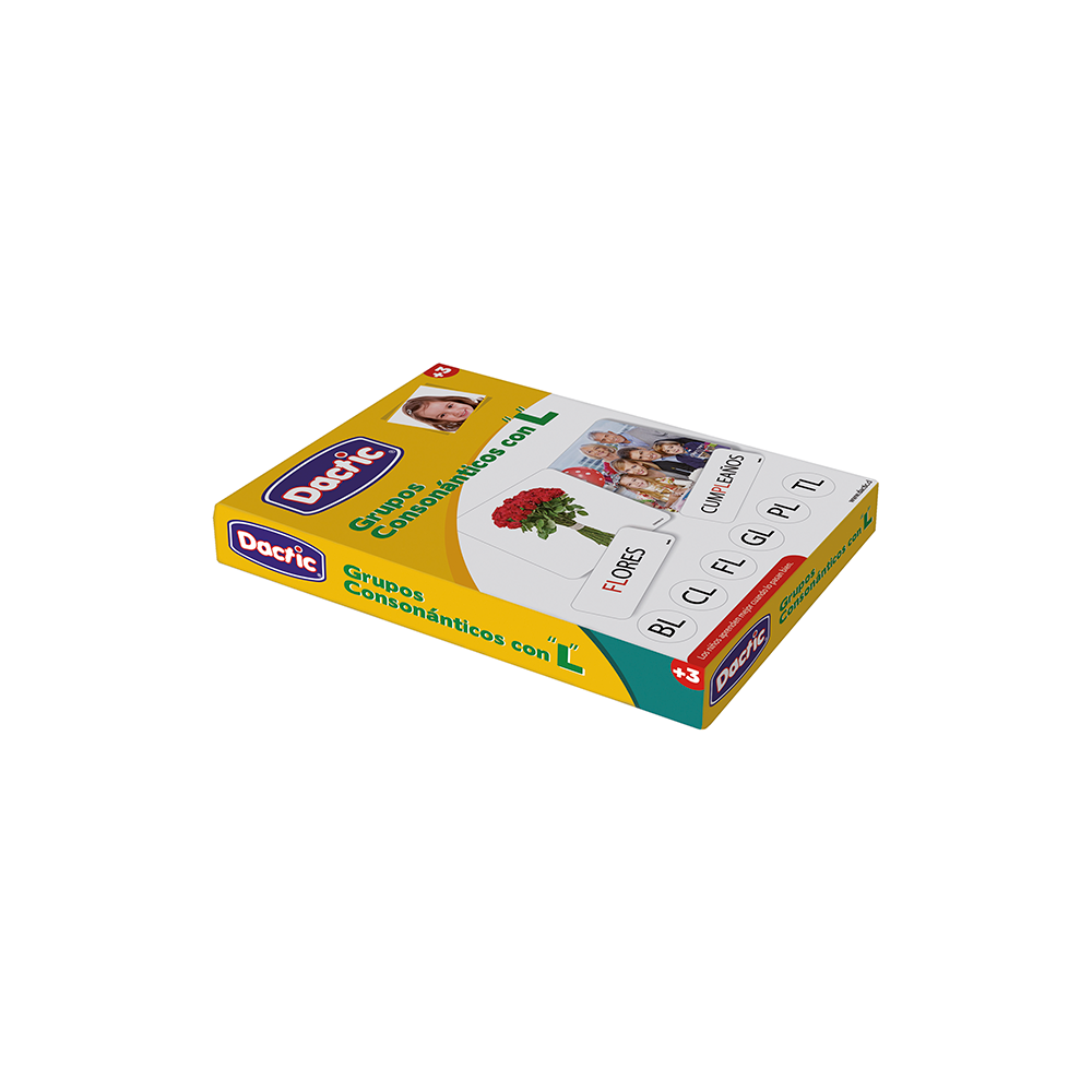 Laminas Grupos Consonanticos con "L" pk/105pz. DACTIC