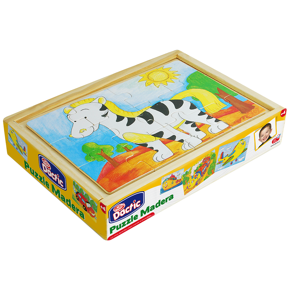 Puzzle Animales  Caja de 4puzzle DACTIC