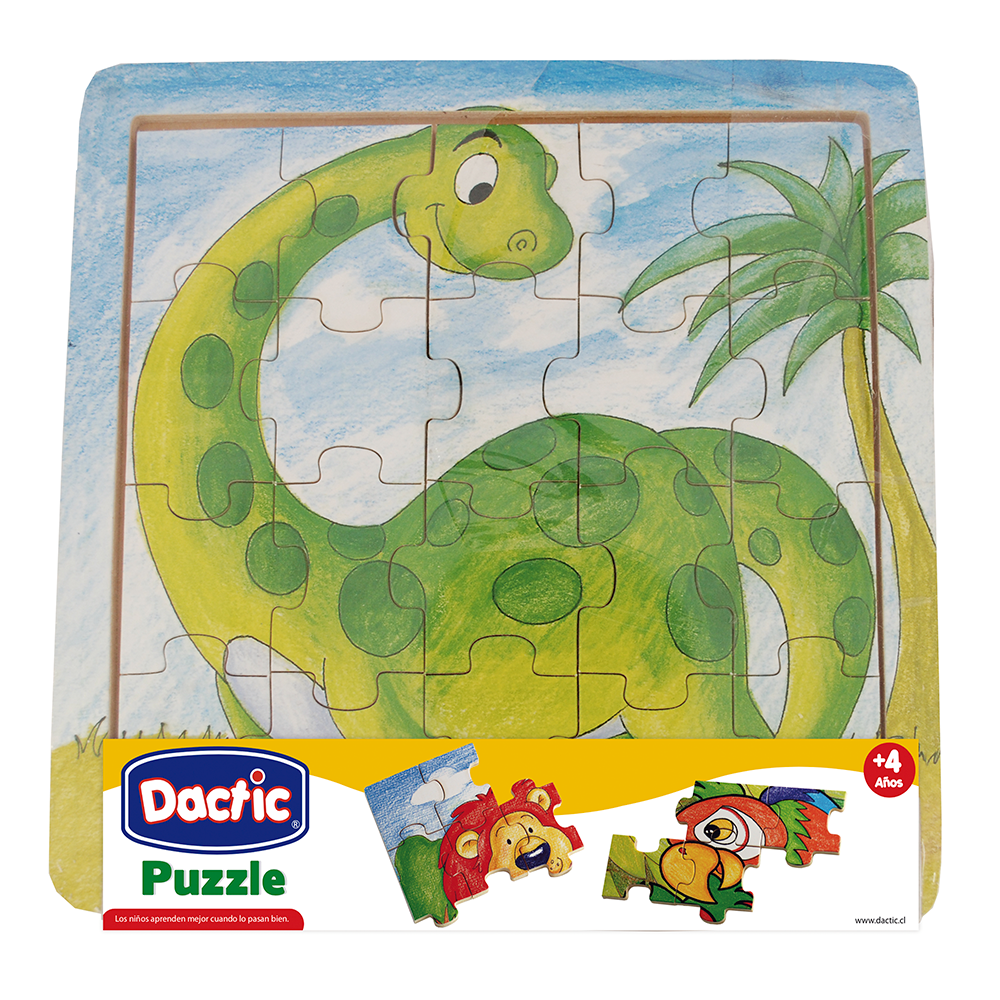 Puzzle Dinosaurio Madera 20pz. DACTIC