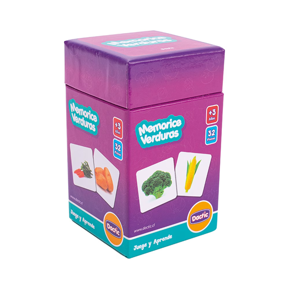 Memorice Verdura Carton DACTIC