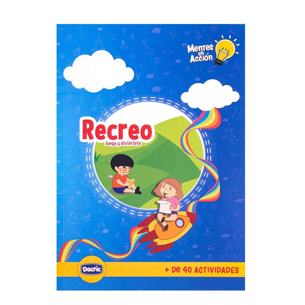 Libro de Aprendizaje Recreo Juega y Diviertete 50 paginas DACTIC