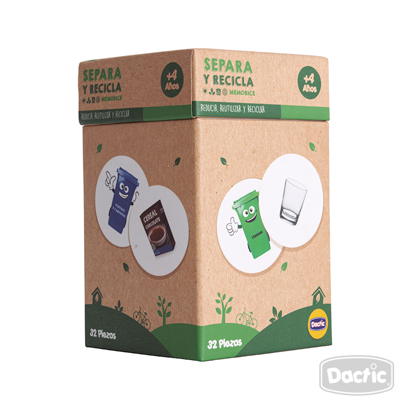 Memorice Separa Recicla 32pzs.  DACTIC