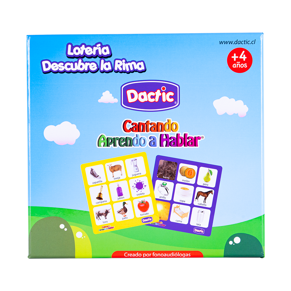 Loteria Descubra la Rima Cantando DACTIC