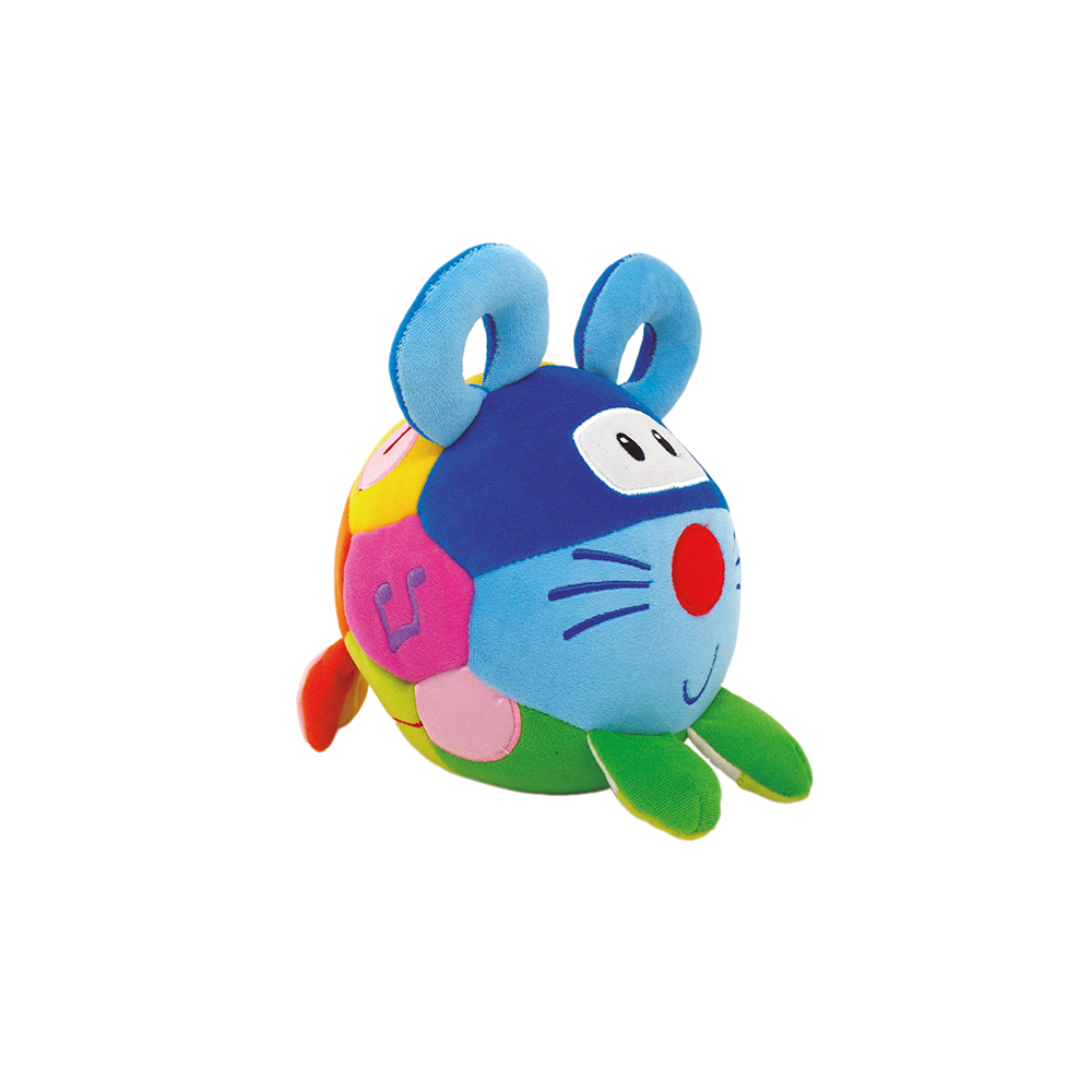 Pelota Interactiva Musical 15cm Tela (027) DACTIC