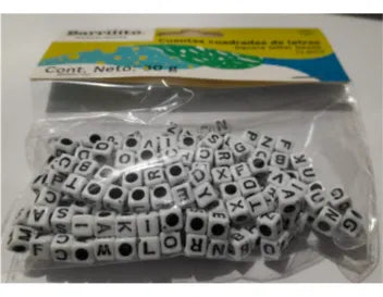 Cuenta Cuadradas de Letras con Perforacion 30g.