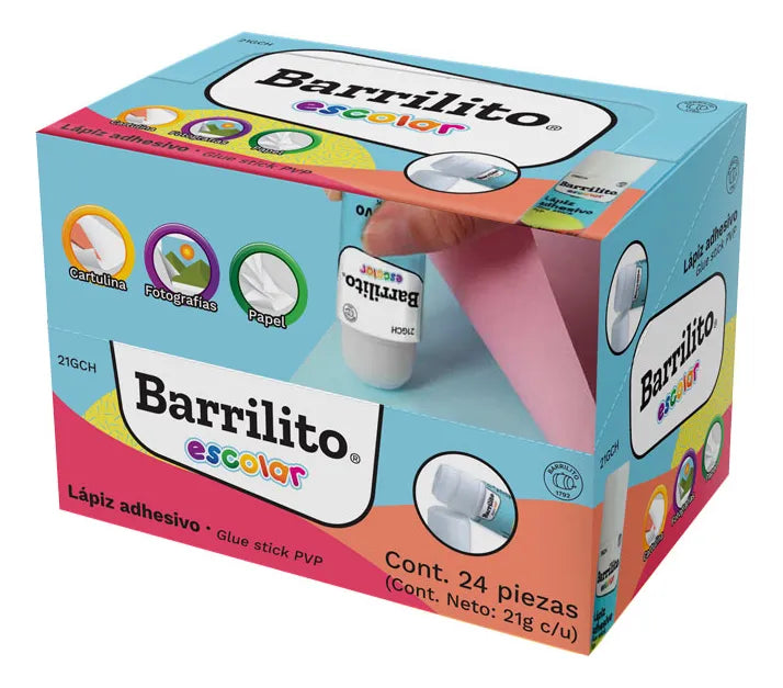 Lapiz Adhesivo 21gr.,caja/24pz.,ctn/16cajas