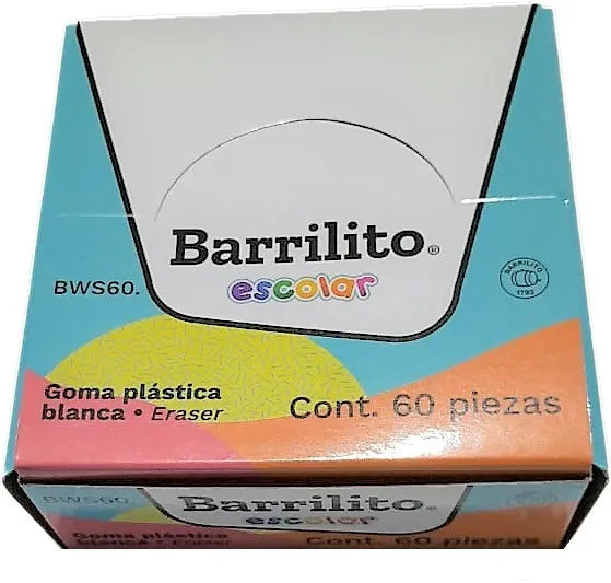 Goma plastica blanca