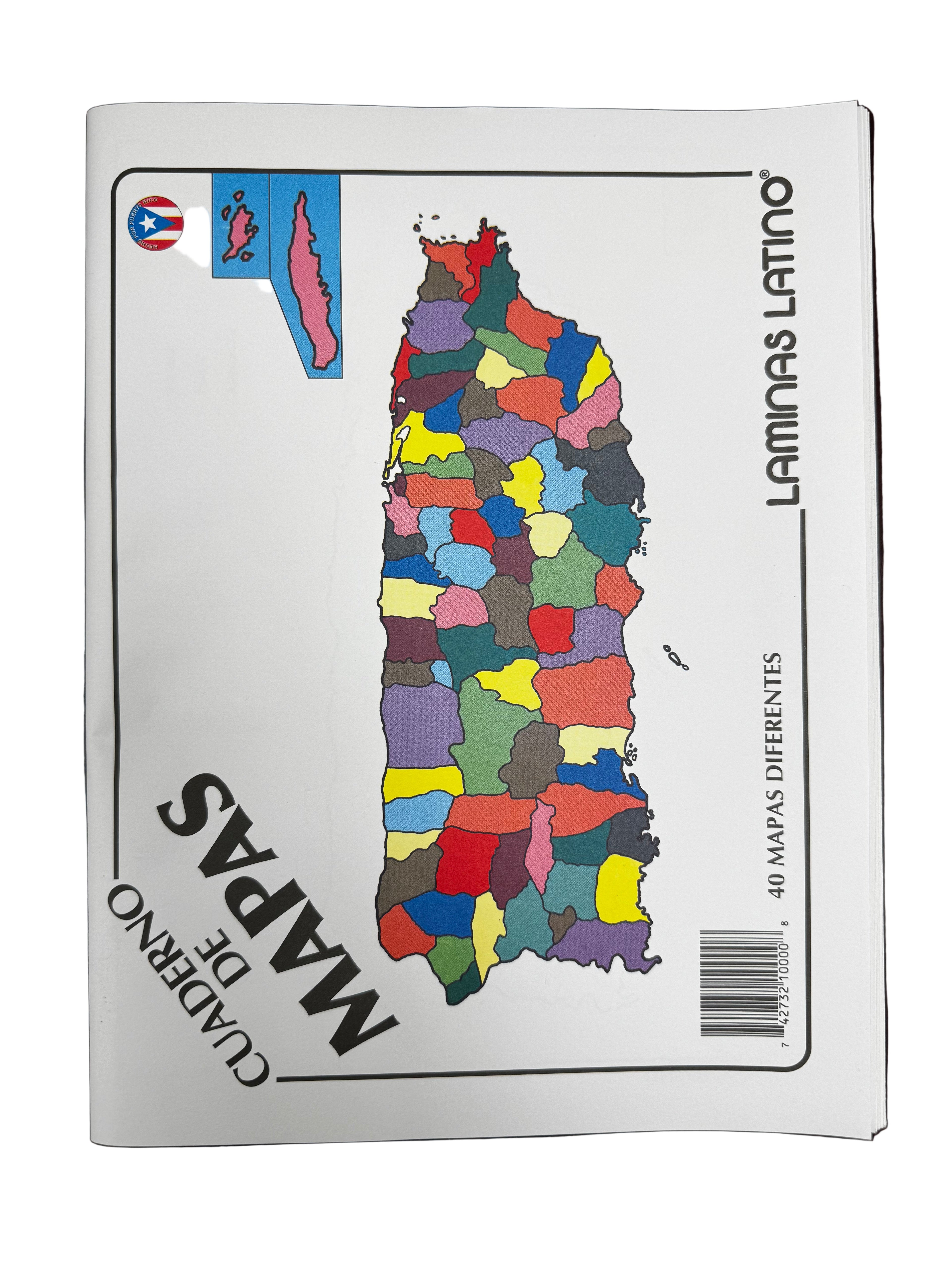 "Laminas Latino:LLM-40 Libro de Mapas 40 Mapas Diferentes"