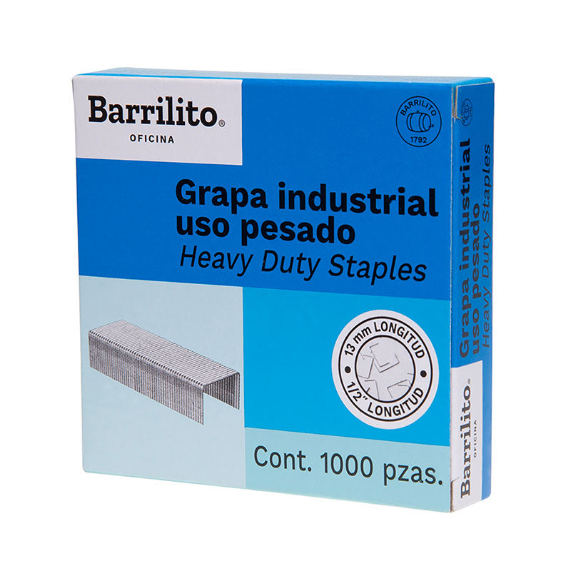 Grapas Industriales uso pesado 23/13 (1/2")