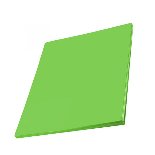 Foamy tamaño pliego (27 1/2 x 37 1/2) color verde limon pk/10pz.,ct/5pk