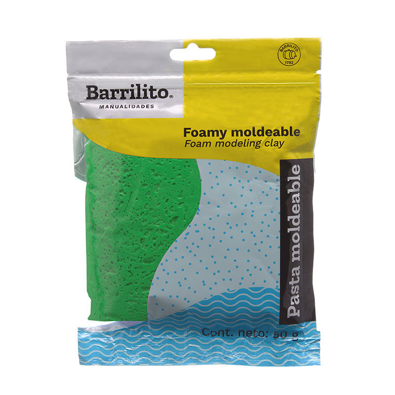 Foamy Moldeable 50gr. color verde bandera,caja de 48unidades,ctn/192unidades