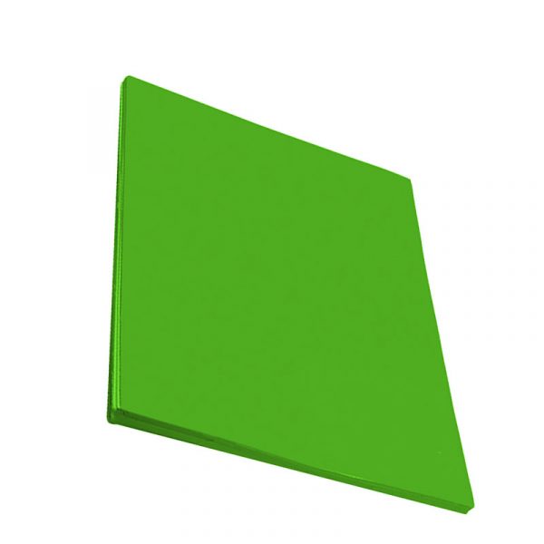 Foamy tamaño pliego (27 1/2 x 37 1/2) color verde,pk/10pz.,ct/5pk