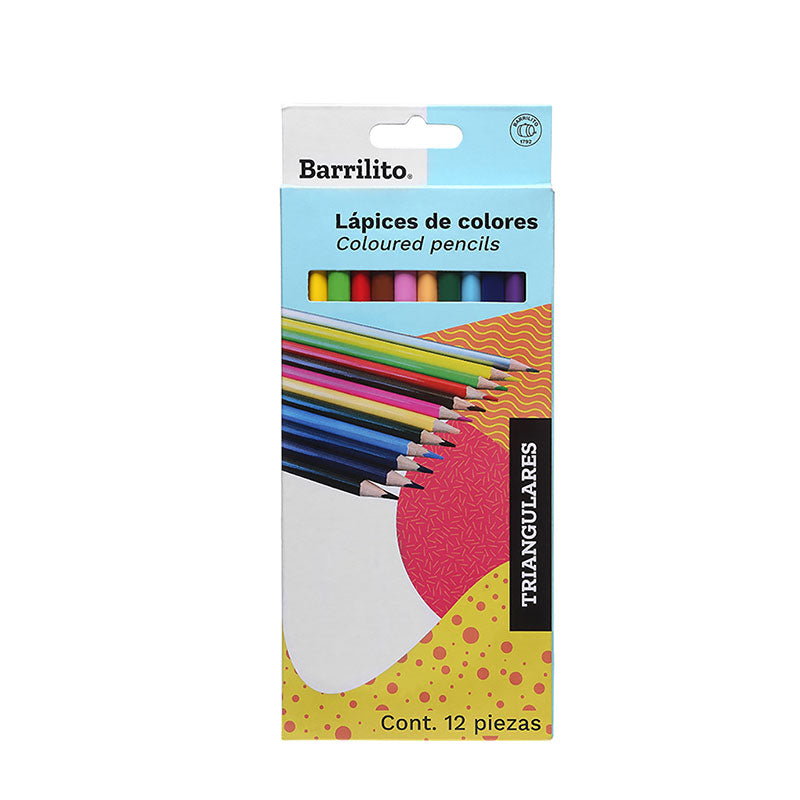 Lapices de colores largos pk/12pz./ctn/12pk