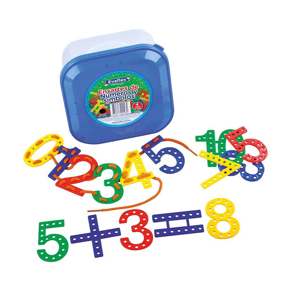 Ensarte Numeros y Simbolos Plasticos EVAFLEX