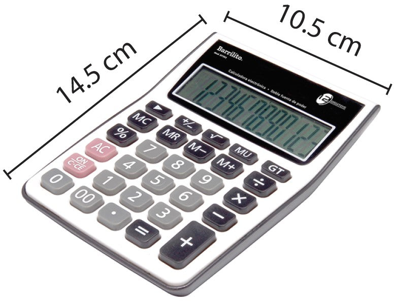 Calculadora de escritorio chica (ctn de 24 pzs)