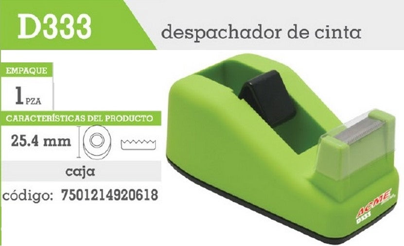 Tape Dispenser 25.4mm, ctn/24pz.