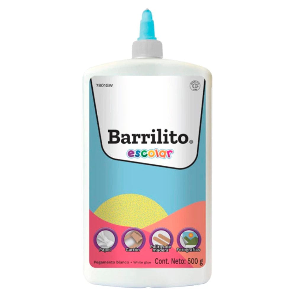 Pegamento blanco escolar 500gr. (17.64oz.)